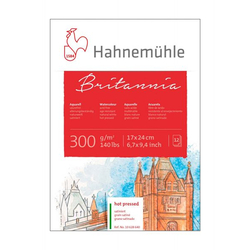 Hahnemühle - Britannia Hot Pressed Blok 17x24cm 12 Yaprak