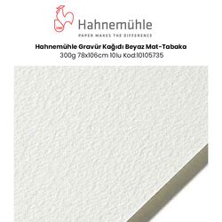 Hahnemühle - Gravür Kağıdı 300g 78X106 Beyaz