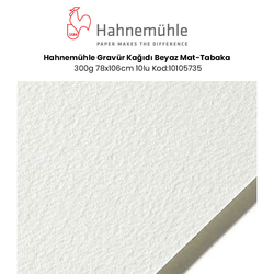 Hahnemühle - Gravür Kağıdı 300g 78X106 Beyaz - 1 Paket / 50 Adet