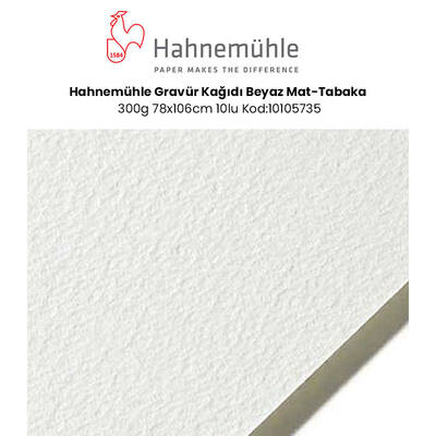 Gravür Kağıdı 300g 78X106 Beyaz - 1 Paket / 50 Adet