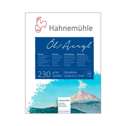 Hahnemühle - Yağlıboya-Akrilik Blok 230g 24X32cm 10 Yaprak
