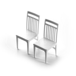 Sandalye Beyaz 1/25 - Thumbnail