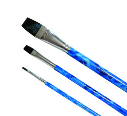 Kosida - Kosida 82913 Siyah Sentetik Mavi Sap Düz Fırça 12