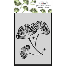 Kosida - Stencil 20x30cm Ginkgo