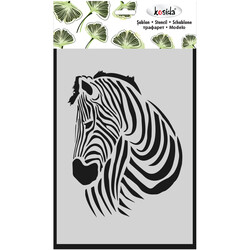 Kosida - Stencil 20x30cm Zebra