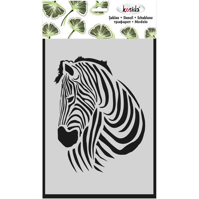 Stencil 20x30cm Zebra