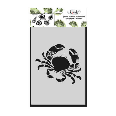 Stencil Set 15x20cm Deniz Kabukluları 5 adet