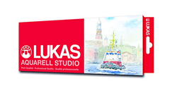 Lukas - 6855 Studio Aquarell 12 Renk + 10 152 Blok