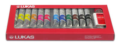 Studio Akrilik Set 12x20ml + 3 Fırça + Medium