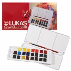 Lukas - Lukas Studio Aquarell Set 24 renk set