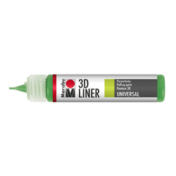 Marabu - 3D Liner Kumaş Boyası 25ml Green