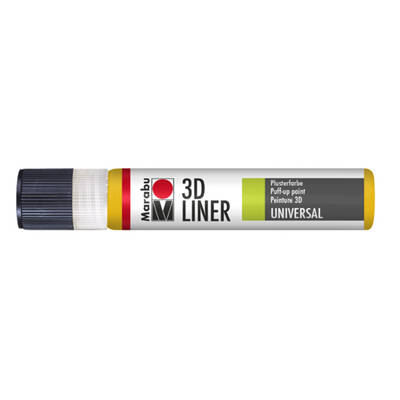 3D Liner Kumaş Boyası 25ml Medium Yellow