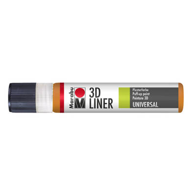 3D Liner Kumaş Boyası 25ml Orange