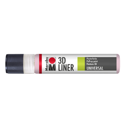 Marabu - 3D Liner Kumaş Boyası 25ml Pastel Pink