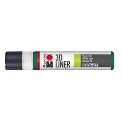 Marabu - 3D Liner Kumaş Boyası 25ml Rich Green