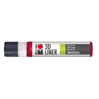 3D Liner Kumaş Boyası 25ml Ruby Red