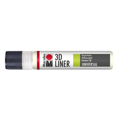 Marabu - 3D Liner Kumaş Boyası GlowInTheDark Yellow