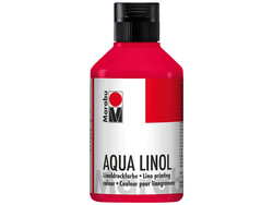 Marabu - Aqua Linoprint Carmin Kırmızı 250 ml