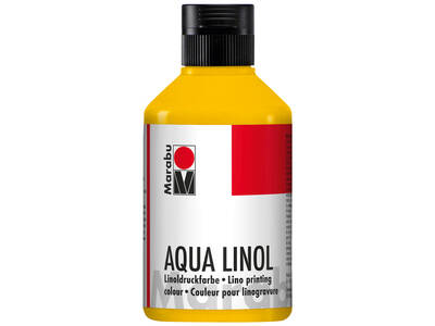 Aqua Linoprint Medium Yellow 250 ml