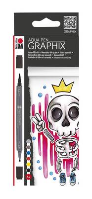 Aqua Pen Graphix King Of Bubblegum 6 Renk