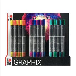 Marabu - Aqua Pen Graphix Set 72 adet