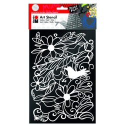 Marabu - Marabu Art Stencil A4 Blooming Garden