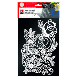 Marabu - Marabu Art Stencil A4 Zentangle