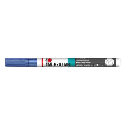 Brillant Marker 1-2mm Metallic Blue