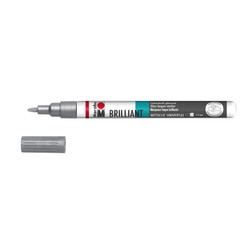 Marabu - Brillant Marker 1-2mm Silver