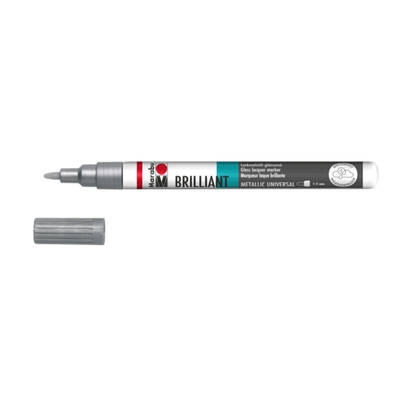 Brillant Marker 1-2mm Silver