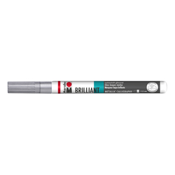 Marabu - Brillant Marker Calligraphy 1-2,5mm Silver