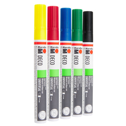 Marabu Deco Painter Marker Set 3-4 mm 5 Renk - Thumbnail