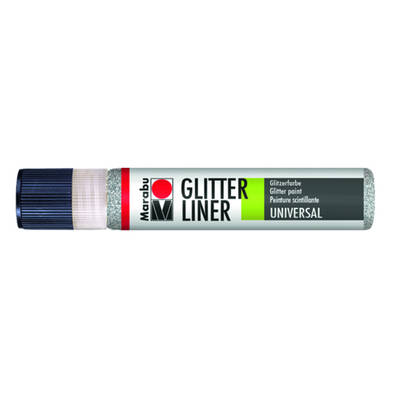 Glitter Liner 25ml Silver