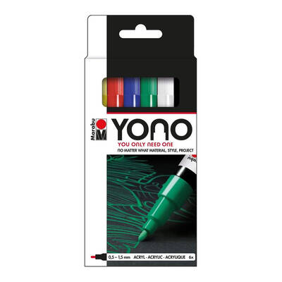 YONO Marker Set 6x0.5-1.5mm