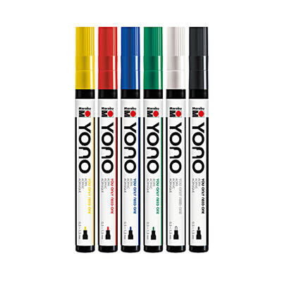 YONO Marker Set 6x0.5-1.5mm