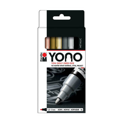 YONO Marker Set METAL 4x1.5-3mm