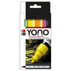 Marabu - YONO Marker Set NEON 4x1.5-3mm