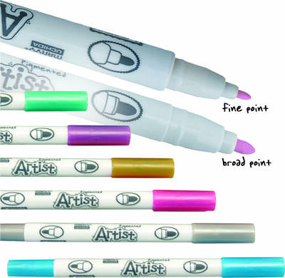 Çift Uçlu 6 Metalik Renk Set