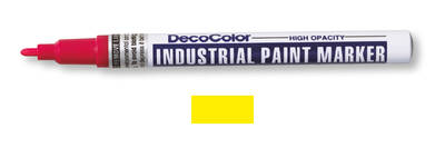 Industrial Paint Markör Fine - YELLOW