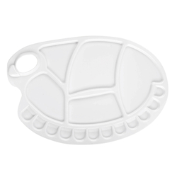 Monart - Plastik Büyük Boy Oval Palet