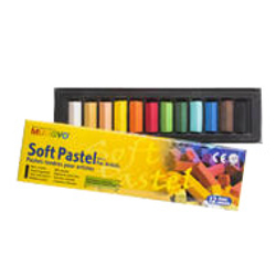 Mungyo - 12li Yarım Boy Soft Pastel Karton Kutu