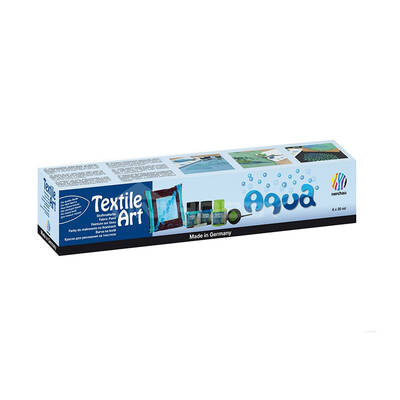 Kumaş Boyası Koyu Renk Aqua Set 6x59ml