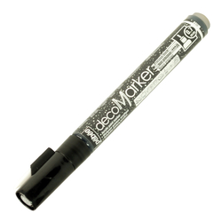 Pebeo - Deco Akrilik Marker - 0,7mm Prec Black