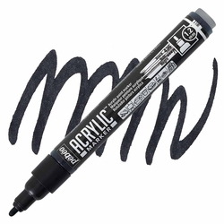 Pebeo - Deco Akrilik Marker - 1,2mm Black