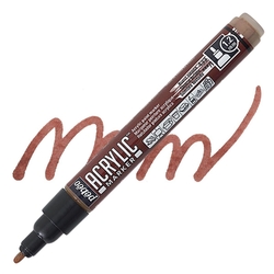 Pebeo - Deco Akrilik Marker - 1,2mm Burnt Sienna