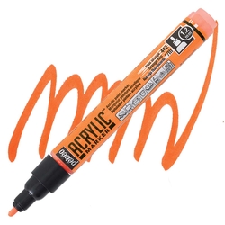 Pebeo - Deco Akrilik Marker - 1,2mm Fluo Orange