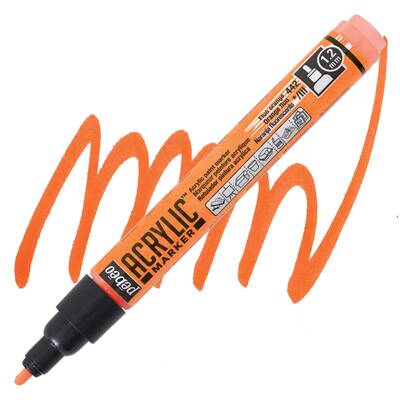 Deco Akrilik Marker - 1,2mm Fluo Orange