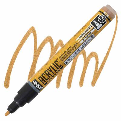 Deco Akrilik Marker - 1,2mm Pre Gold(Met.Gold)