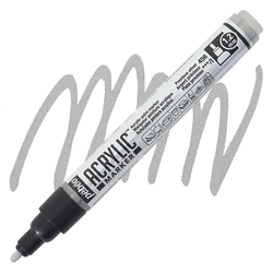 Pebeo - Deco Akrilik Marker - 1,2mm Pre Slvr(Met.Silver)