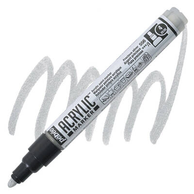 Deco Akrilik Marker 4mm - 56 Prec Silver